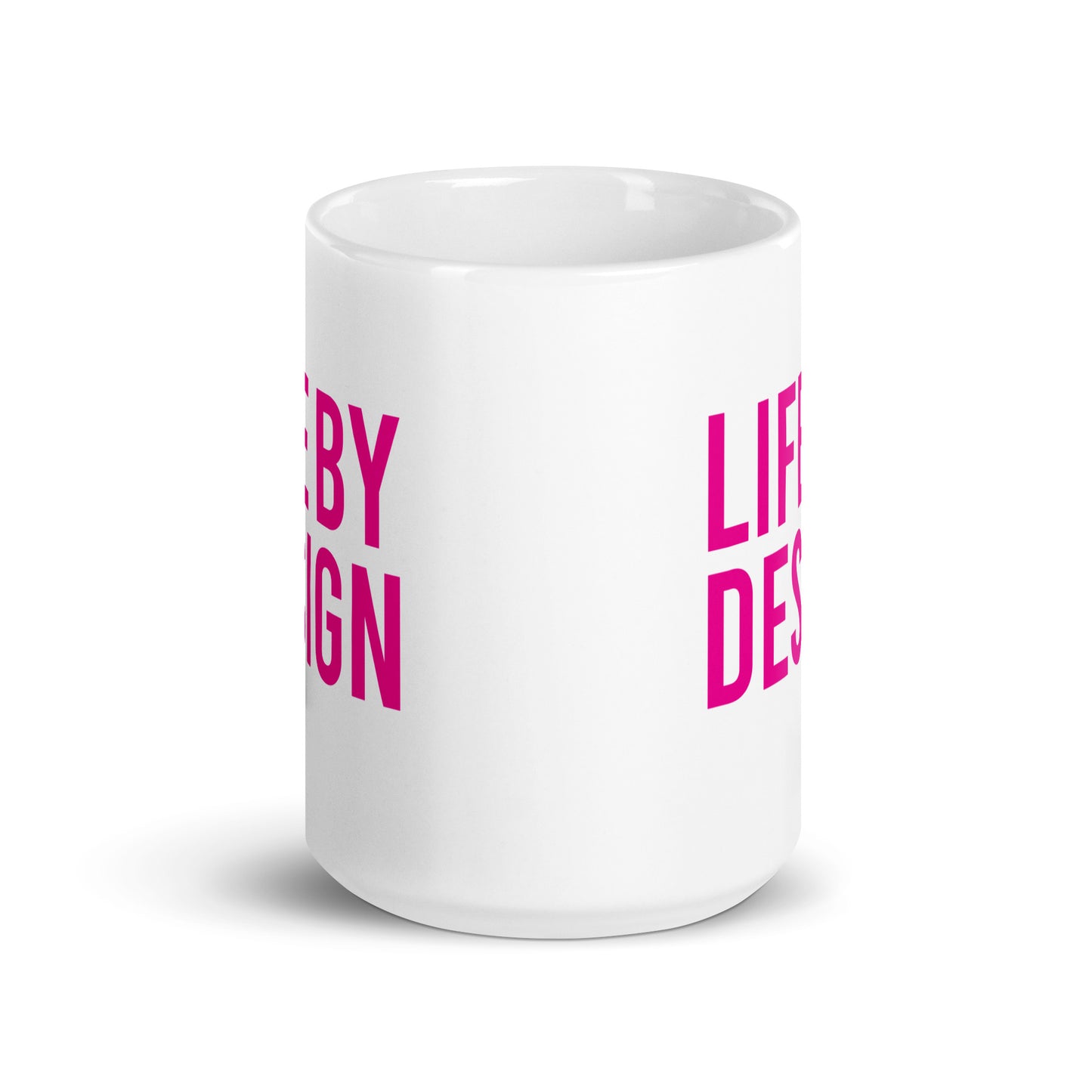 Life By Design White glossy mug