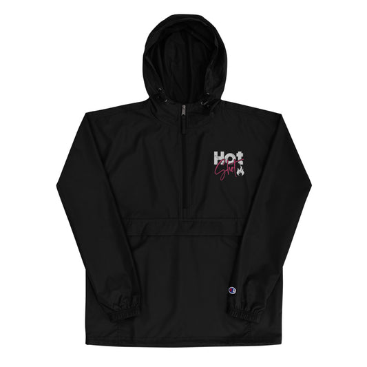 "Hot Shot" Embroidered Champion Packable Jacket