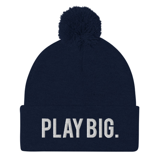 "Play Big" Pom-Pom Beanie